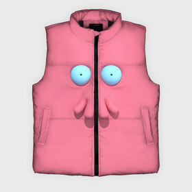 Мужской жилет утепленный 3D с принтом Доктор Зойдберг в Ухте,  |  | будущее | врач | краб | лицо | розовый | фантастика | футурама | щупальца