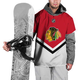 Накидка на куртку 3D с принтом Chicago Blackhawks в Ухте, 100% полиэстер |  | america | canada | hockey | nhl | usa | америка | блэкхокс | канада | лед | нхл | сша | хоккей | чикаго