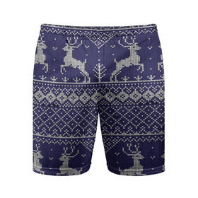 Мужские шорты 3D спортивные с принтом Олени в Ухте,  |  | арт | вышивка | новый год | олени | свитер