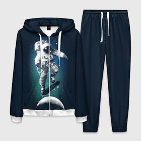 Мужской костюм 3D Космический скейтбординг: в Ухте, 100% полиэстер | Манжеты и пояс оформлены тканевой резинкой, двухслойный капюшон со шнурком для регулировки, карманы спереди | cosmonaut | galaxy | planet | skate | space | star | галактика | звезды | космонавт | космос | планета | скейт