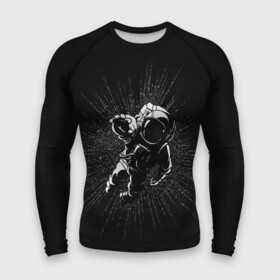 Мужской рашгард 3D с принтом Космическое прикосновение в Ухте,  |  | astro | cosmo | galaxy | planet | space | star | астронавт | галактика | звезды | космонавт | космос | планета