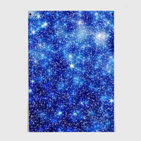 Постер Новогодний блеск: в Ухте, 100% бумага
 | бумага, плотность 150 мг. Матовая, но за счет высокого коэффициента гладкости имеет небольшой блеск и дает на свету блики, но в отличии от глянцевой бумаги не покрыта лаком | зима | конфетти | синий | снег