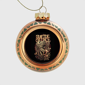 Стеклянный ёлочный шар с принтом Suicide Silence в Ухте, Стекло | Диаметр: 80 мм | Тематика изображения на принте: 