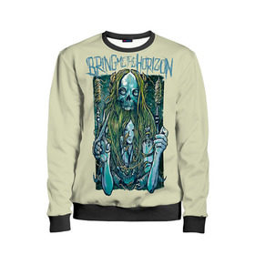 Детский свитшот 3D с принтом Bring Me The Horizon в Ухте, 100% полиэстер | свободная посадка, прямой крой, мягкая тканевая резинка на рукавах и понизу свитшота | bmth | bring me | bring me the horizon | bring me the horizont | doomed | бринг ми | бринг ми зе | бринг ми зе хоризон