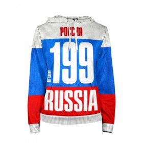 Женская толстовка 3D с принтом Russia (from 199) в Ухте, 100% полиэстер  | двухслойный капюшон со шнурком для регулировки, мягкие манжеты на рукавах и по низу толстовки, спереди карман-кенгуру с мягким внутренним слоем. | 177 | 197 | 199 | 77 | 777 | 797 | 97 | 99 | im from | moscow | russia | москва | регионы | родина | россия | триколор | флаг россии