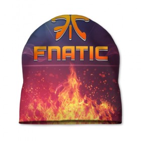 Шапка 3D с принтом Fnatic Team в Ухте, 100% полиэстер | универсальный размер, печать по всей поверхности изделия | Тематика изображения на принте: best team | fnatic | team