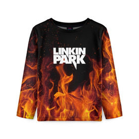 Детский лонгслив 3D с принтом Linkin park в Ухте, 100% полиэстер | длинные рукава, круглый вырез горловины, полуприлегающий силуэт
 | rok | линкин | музыка | парк | рок