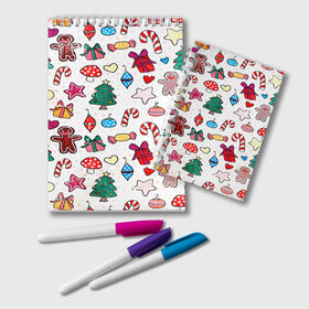 Блокнот с принтом Рождество в Ухте, 100% бумага | 48 листов, плотность листов — 60 г/м2, плотность картонной обложки — 250 г/м2. Листы скреплены удобной пружинной спиралью. Цвет линий — светло-серый
 | 