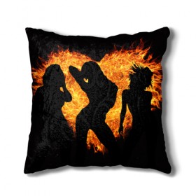 Подушка 3D Танец огня: в Ухте, наволочка – 100% полиэстер, наполнитель – холлофайбер (легкий наполнитель, не вызывает аллергию). | состоит из подушки и наволочки. Наволочка на молнии, легко снимается для стирки | любовь | огонь | пламя | сердце | танец