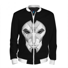 Мужской бомбер 3D Black: в Ухте, 100% полиэстер | застегивается на молнию, по бокам два кармана без застежек, по низу бомбера и на воротнике - эластичная резинка | jhin | league of legends | lol | джин | лига легенд | лол