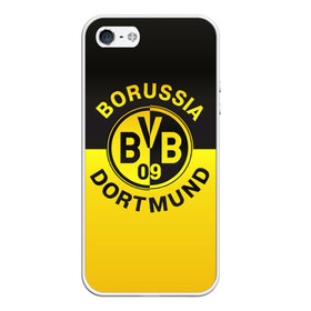 Чехол для iPhone 5/5S матовый с принтом Borussia Dortmund FC в Ухте, Силикон | Область печати: задняя сторона чехла, без боковых панелей | боруссия | германия | дортмунд | клуб | фк | футбол | футбольный