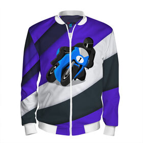 Мужской бомбер 3D Sportsbike: в Ухте, 100% полиэстер | застегивается на молнию, по бокам два кармана без застежек, по низу бомбера и на воротнике - эластичная резинка | байк | байкер. гонщик | гонки | мотоцикл | спорт | спортбайк | трасса