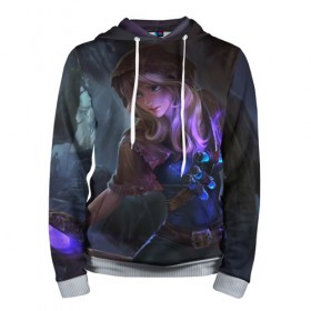Мужская толстовка 3D с принтом Магия в Ухте, 100% полиэстер | двухслойный капюшон со шнурком для регулировки, мягкие манжеты на рукавах и по низу толстовки, спереди карман-кенгуру с мягким внутренним слоем. | league of legends | lol | lux | лига легенд | лол | люкс
