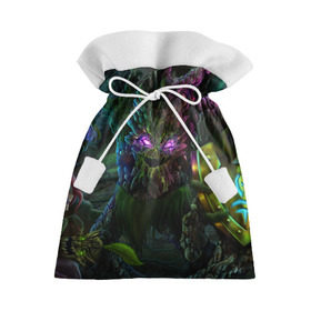 Подарочный 3D мешок Purple Eyes: в Ухте, 100% полиэстер | Размер: 29*39 см | league of legends | lol | maokai | лига легенд | лол | маокай