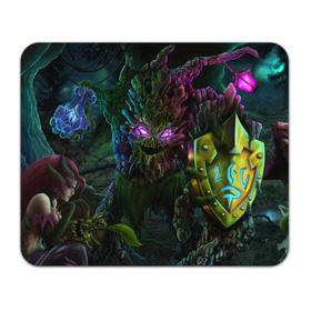 Коврик прямоугольный с принтом Purple Eyes в Ухте, натуральный каучук | размер 230 х 185 мм; запечатка лицевой стороны | Тематика изображения на принте: league of legends | lol | maokai | лига легенд | лол | маокай