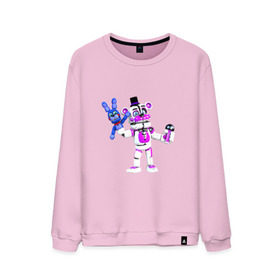 Мужской свитшот хлопок с принтом Funtime Freddy в Ухте, 100% хлопок |  | Тематика изображения на принте: five nights at freddys: sister location