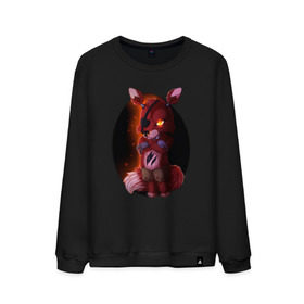 Мужской свитшот хлопок с принтом Foxy в Ухте, 100% хлопок |  | Тематика изображения на принте: five nights at freddys: sister location | foxy