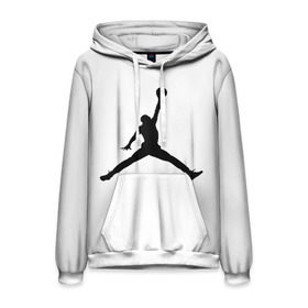 Мужская толстовка 3D с принтом Michael Jordan в Ухте, 100% полиэстер | двухслойный капюшон со шнурком для регулировки, мягкие манжеты на рукавах и по низу толстовки, спереди карман-кенгуру с мягким внутренним слоем. | Тематика изображения на принте: логотип майкл джордан