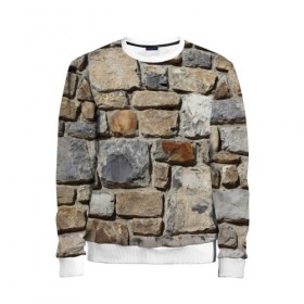 Детский свитшот 3D Старый замок: в Ухте, 100% полиэстер | свободная посадка, прямой крой, мягкая тканевая резинка на рукавах и понизу свитшота | замок | игра | кирпич | пейнтбол | стена | страйкбол | укрытие