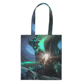 Сумка 3D повседневная с принтом Треш в Ухте, 100% полиэстер | Плотность: 200 г/м2; Размер: 34×35 см; Высота лямок: 30 см | league of legends | lol | thresh | лига легенд | лол | треш