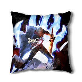 Подушка 3D Devil May Cry: в Ухте, наволочка – 100% полиэстер, наполнитель – холлофайбер (легкий наполнитель, не вызывает аллергию). | состоит из подушки и наволочки. Наволочка на молнии, легко снимается для стирки | devil | данте | дьявол | слэшер