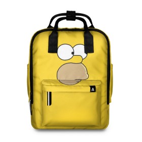 Женский рюкзак 3D face gomer: в Ухте, 100% полиэстер | лямки с регулируемой длиной, сверху ручки, чтобы рюкзак нести как сумку. Основное отделение закрывается на молнию, как и внешний карман. Внутри два дополнительных кармана, один из которых закрывается на молнию. По бокам два дополнительных кармашка, куда поместится маленькая бутылочка
 | гомер | гомера | лицо | симпсон