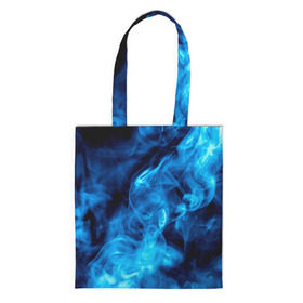 Сумка 3D повседневная Smoke: в Ухте, 100% полиэстер | Плотность: 200 г/м2; Размер: 34×35 см; Высота лямок: 30 см | дым | огонь | пламя | синий
