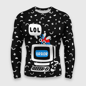 Мужской рашгард 3D с принтом Fatal Error в Ухте,  |  | bug | coder | computer | error | lol | pc | programmer | баг | жук | кодер | компьютер | лол | муха | ошибка | пк | программа | программист