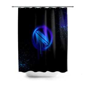 Штора 3D для ванной с принтом cs:go - EnVyUs (Black collection) в Ухте, 100% полиэстер | плотность материала — 100 г/м2. Стандартный размер — 146 см х 180 см. По верхнему краю — пластиковые люверсы для креплений. В комплекте 10 пластиковых колец | cs | csgo | envyus | го | кс