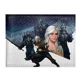 Обложка для студенческого билета с принтом The Witcher в Ухте, натуральная кожа | Размер: 11*8 см; Печать на всей внешней стороне | gwynbleidd vatt ghern | the witcher | the witcher 3: wild hunt | воители | геральт из ривии | доспехи | мечи | мужчины