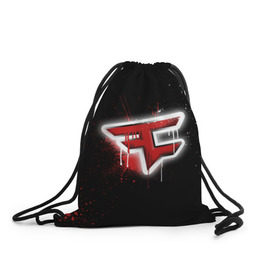 Рюкзак-мешок 3D с принтом cs:go - Faze clan (Black collection) в Ухте, 100% полиэстер | плотность ткани — 200 г/м2, размер — 35 х 45 см; лямки — толстые шнурки, застежка на шнуровке, без карманов и подкладки | black | clan | csgo | faze | ксго | фейз