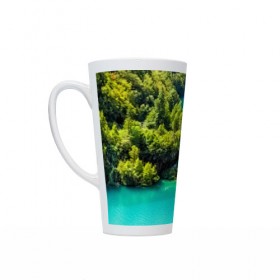 Кружка Латте с принтом Nature в Ухте, Белая керамика | Объем 480 мл; Высота 150 мм; Диаметр 90 мм | Тематика изображения на принте: летний | пейзаж | яркий