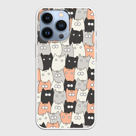Чехол для iPhone 13 Pro с принтом Котики в Ухте,  |  | котейки | коты | кошки