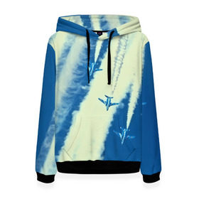 Женская толстовка 3D с принтом Kawasaki в Ухте, 100% полиэстер  | двухслойный капюшон со шнурком для регулировки, мягкие манжеты на рукавах и по низу толстовки, спереди карман-кенгуру с мягким внутренним слоем. | aircraft | airplane | craft | crate | kite | machine | plane | ship | vessel | искусство | мастерство | ремесло | самолет | самолеты | судно | умение