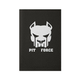 Мужская футболка 3D с принтом Pit Force в Ухте, натуральная матовая кожа | размер 19,3 х 13,7 см; прозрачные пластиковые крепления | pit force | белый | боец | друг человека | животные | питбуль | порода | собака | цвет | чёрный