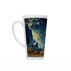 Кружка Латте с принтом Planeta в Ухте, Белая керамика | Объем 480 мл; Высота 150 мм; Диаметр 90 мм | космический | космос | планеты