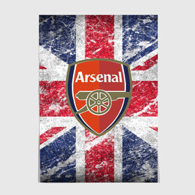Постер British Arsenal: в Ухте, 100% бумага
 | бумага, плотность 150 мг. Матовая, но за счет высокого коэффициента гладкости имеет небольшой блеск и дает на свету блики, но в отличии от глянцевой бумаги не покрыта лаком | арсена | британский флаг | эмблема