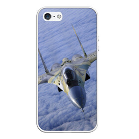 Чехол для iPhone 5/5S матовый с принтом Су - 35 в Ухте, Силикон | Область печати: задняя сторона чехла, без боковых панелей | самолет
