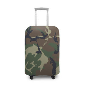 Чехол для чемодана 3D с принтом Камуфляж в Ухте, 86% полиэфир, 14% спандекс | двустороннее нанесение принта, прорези для ручек и колес | защита | зеленка | камуфлирование | камуфляж | конспирация | маскировка | масхалат | милитари | мимикрия | натовка | прикрытие | скрытие | укрытие | хаки | ширма