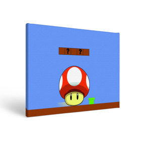 Холст прямоугольный Марио: в Ухте, 100% ПВХ |  | mario | mario bros | nintendo | марио