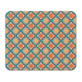 Коврик прямоугольный Королевский орнамент: в Ухте, натуральный каучук | размер 230 х 185 мм; запечатка лицевой стороны | абстракция | витраж | красота | мозаика | орнамент | узор