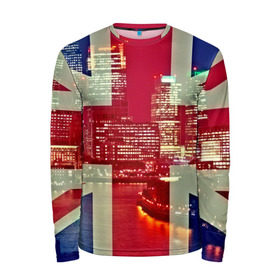 Мужской лонгслив 3D с принтом Лондон в Ухте, 100% полиэстер | длинные рукава, круглый вырез горловины, полуприлегающий силуэт | англия | великобритания | город | лондон | река | столица