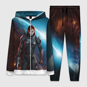 Женский костюм 3D с принтом Mass Effect в Ухте,  |  | n7 | shepard | галактика | жнец | космос | масс | нормандия | планета | шепард | эффект
