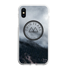 Чехол для iPhone XS Max матовый с принтом Twin Peaks в Ухте, Силикон | Область печати: задняя сторона чехла, без боковых панелей | Тематика изображения на принте: twin peaks | дэвид линч | лес | лора палмер | сова | твин пикс | туман