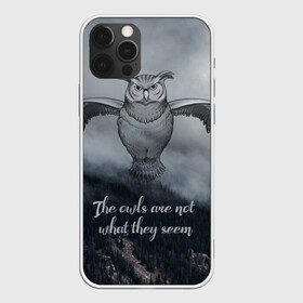 Чехол для iPhone 12 Pro с принтом Twin Peaks в Ухте, силикон | область печати: задняя сторона чехла, без боковых панелей | twin peaks | дэвид линч | лес | лора палмер | сова | твин пикс | туман