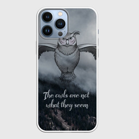 Чехол для iPhone 13 Pro Max с принтом Twin Peaks в Ухте,  |  | twin peaks | дэвид линч | лес | лора палмер | сова | твин пикс | туман