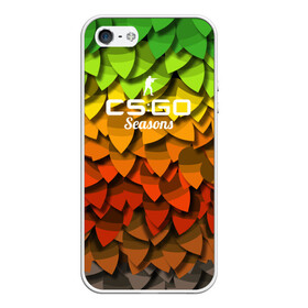Чехол для iPhone 5/5S матовый csgo - Seasons style XM1014: в Ухте, Силикон | Область печати: задняя сторона чехла, без боковых панелей | cs | cs go | csgo | go | го | контр страйк | контра | кс | кс го | ксго | спецназ | террористы