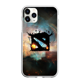 Чехол для iPhone 11 Pro матовый с принтом Dota II в Ухте, Силикон |  | dota | дота | дота2 | космос | лого