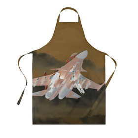 Фартук 3D Ночной полет Сухого: в Ухте, 100% полиэстер | общий размер — 65 х 85 см, ширина нагрудника — 26 см, горловина — 53 см, длина завязок — 54 см, общий обхват в поясе — 173 см. Принт на завязках и на горловине наносится с двух сторон, на основной части фартука — только с внешней стороны |