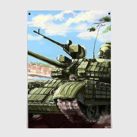 Постер Защитники: в Ухте, 100% бумага
 | бумага, плотность 150 мг. Матовая, но за счет высокого коэффициента гладкости имеет небольшой блеск и дает на свету блики, но в отличии от глянцевой бумаги не покрыта лаком | немецкий | русские | танки